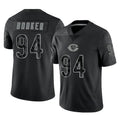 C.Bears #94 Austin Booker Player Black REFLECTIVE Limited Game CAdoa Stitched Jerseys