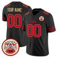 Custom KC.Chiefs Black Limited Vapor F.U.S.E. Home Game Any Name & Numbers CAdoa Stitched Jerseys