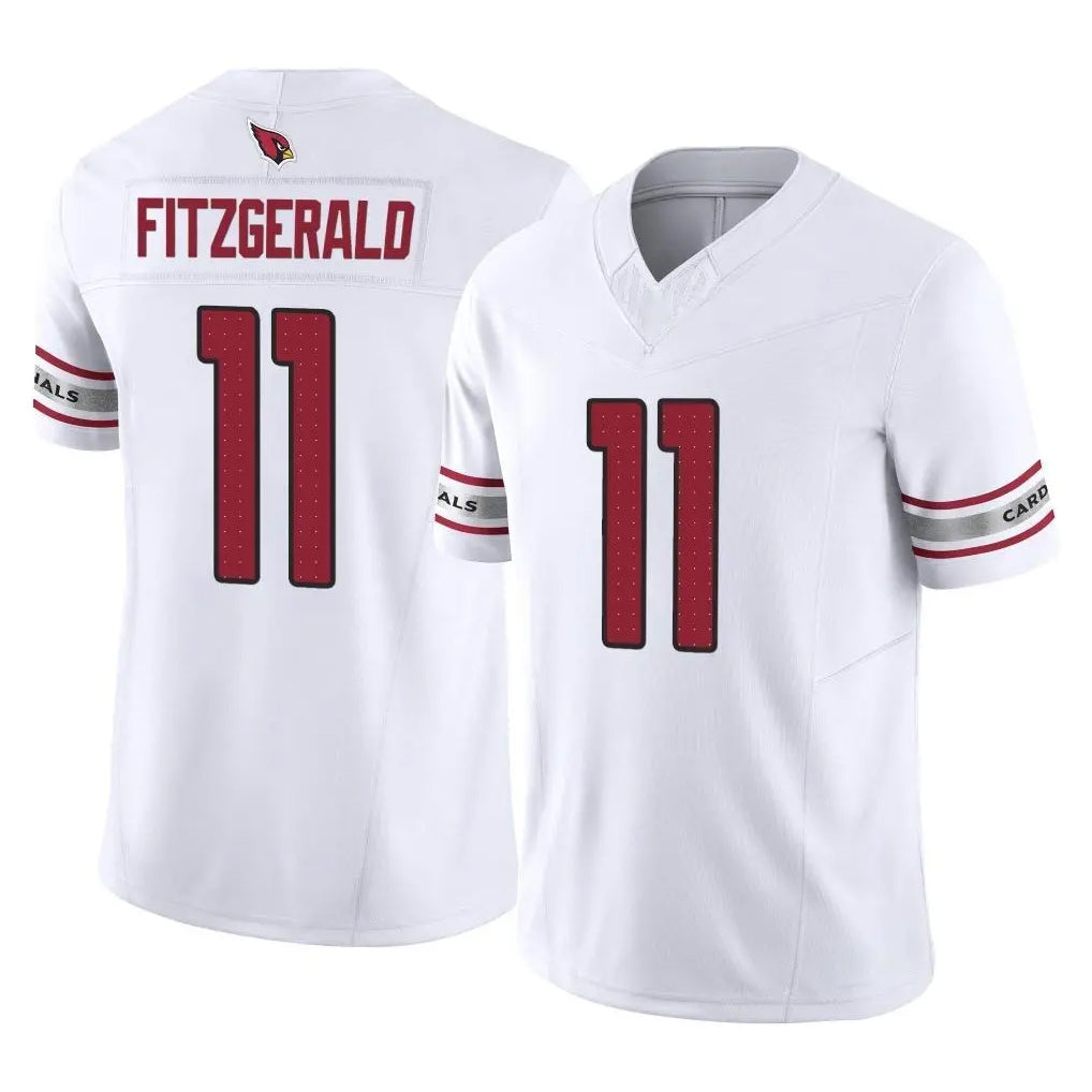 A.Cardinals #11 Larry Fitzgerald Player White Vapor F.U.S.E. Limited Home Game beagls Stitched Jerseys