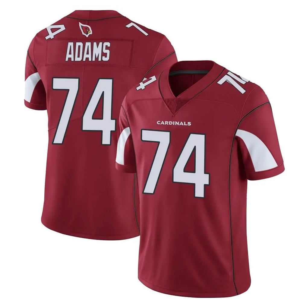 A.Cardinals #74 Isaiah Adams Player Cardinal Vapor Limited Home Game  beagls Stitched Jerseys