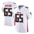 A.Falcons #65 Matthew Bergeron Player White Vapor Untouchable Limited Home Game CAdoa Stitched Jerseys