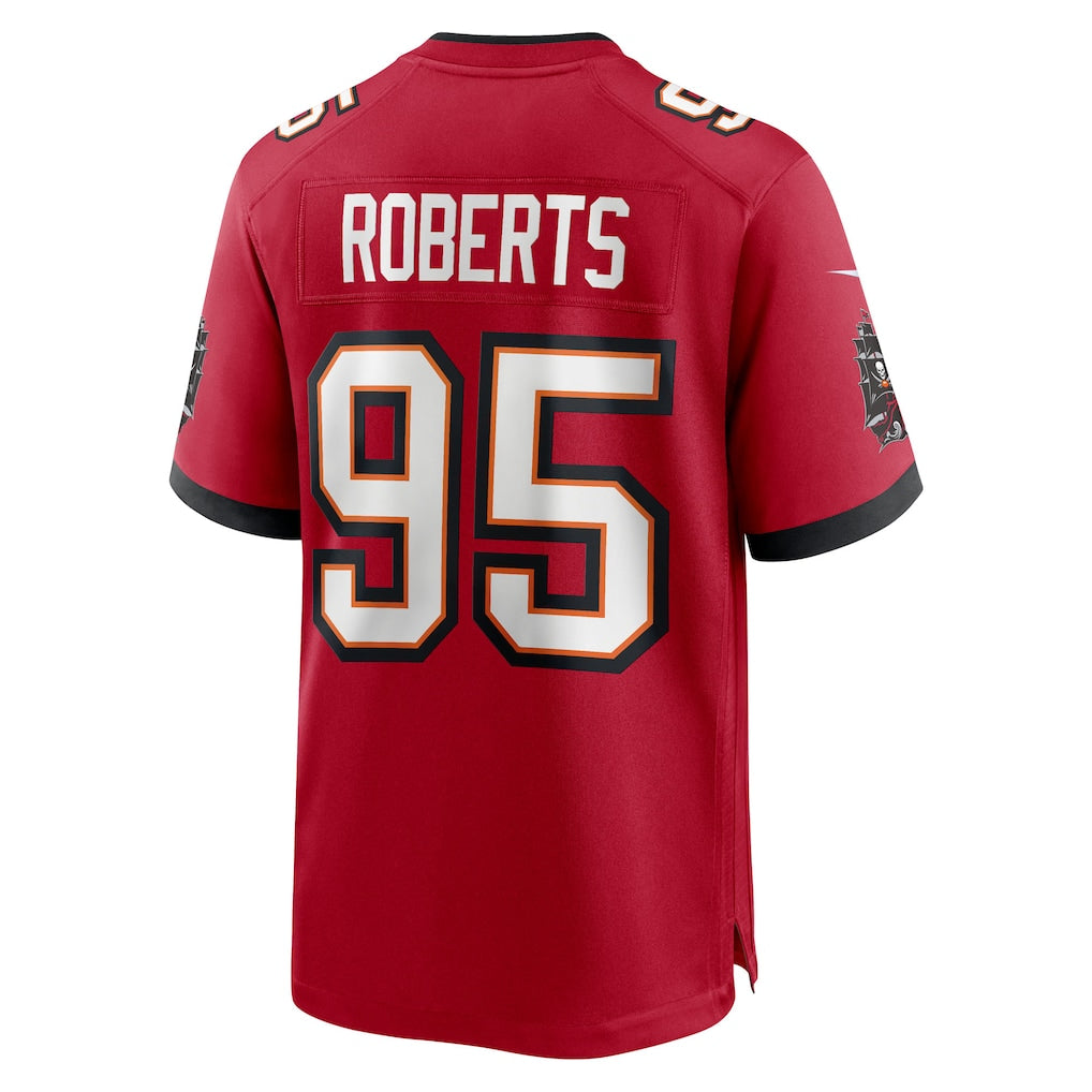CAdoa TB.Buccaneers #95 Elijah Roberts Red Team Game Jersey