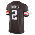 CAdoa C.Browns #2 Amari Cooper Brown Vapor F.U.S.E. Limited Jersey