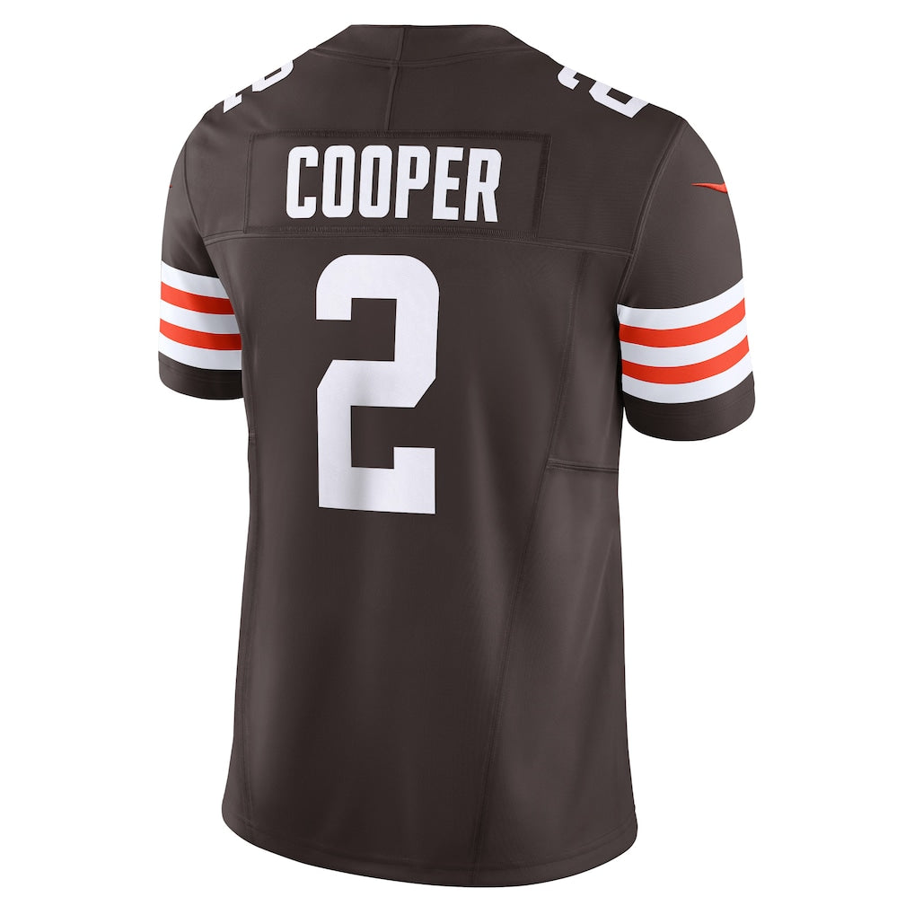 CAdoa C.Browns #2 Amari Cooper Brown Vapor F.U.S.E. Limited Jersey