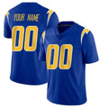 Custom LA.Chargers Royal Limited Vapor Home Game Any Name & Numbers CAdoa Stitched Jerseys