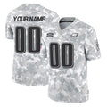 Custom P.Eagles Arctic Camo Salute to Service Limited Game Any Name & Numbers CAdoa Stitched Jerseys