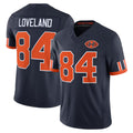 C.Bears #84 Colston Loveland Player Navy Limited 2026 Rivalries Collection Home Game CAdoa Stitched Jerseys