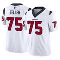 H.Texans #75 Wyatt Teller Player White Limited Vapor F.U.S.E. Home Game CAdoa Stitched Jerseys
