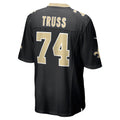 CAdoa NO.Saints #74 Xavier Truss Black Team Game Jersey