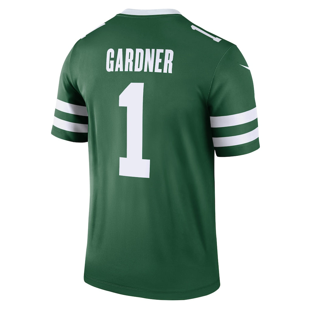 CAdoa NY.Jets #1 Ahmad Sauce Gardner Green Legend Player Performance Top Jersey