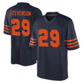 C.Bears #29 Tyrique Stevenson Player Navy Blue Alternate Game CAdoa Stitched Jerseys