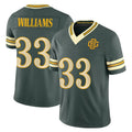 GB.Packers #33 Evan Williams Player Green Limited 2026 Rivalries Collection Home Game CAdoa Stitched Jerseys