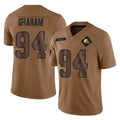 C.Browns #94 Mason Graham Player Brown Salute to Service Limited Home Game CAdoa Stitched Jerseys