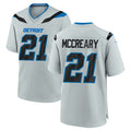 D.Lions #21 Roger McCreary Player Silver 2026 Rivalries Collection Home Game CAdoa Stitched Jerseys