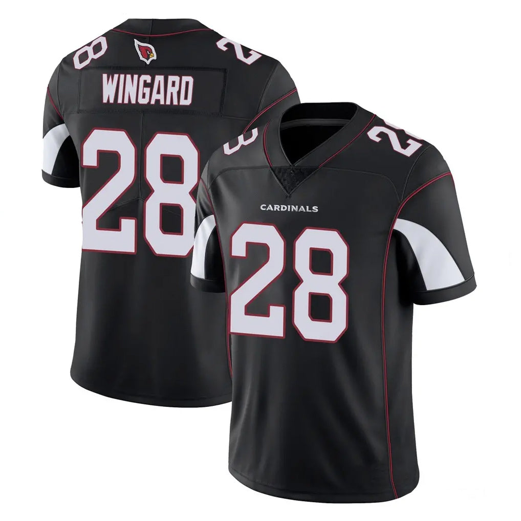 A.Cardinals #28 Andrew Wingard Player Black Vapor Limited Home Game CAdoa Stitched Jerseys