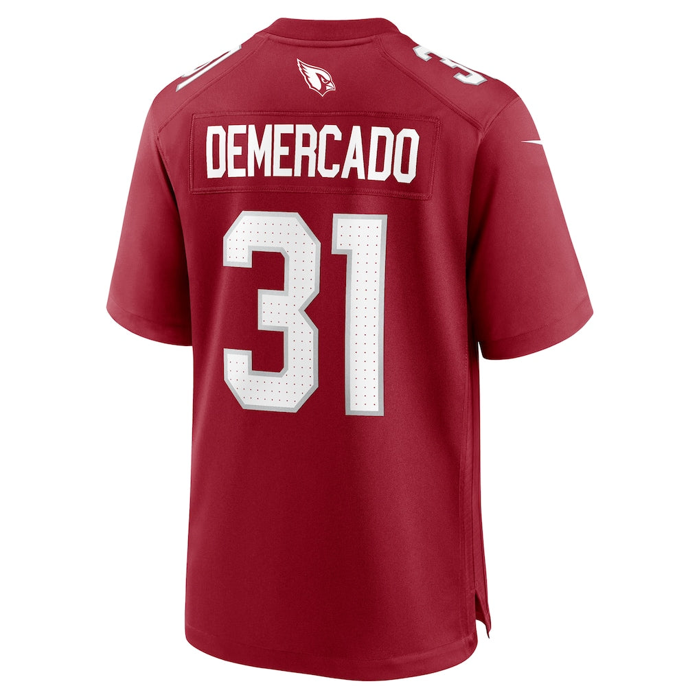 CAdoa A.Cardinals #31 Emari Demercado Cardinal Team Game Jersey