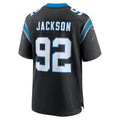CAdoa C.Panthers #92 Cam Jackson Black Team Game Jersey