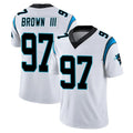 C.Panthers #97 Bobby Brown III Player White Vapor Untouchable Limited Game CAdoa Stitched Jerseys