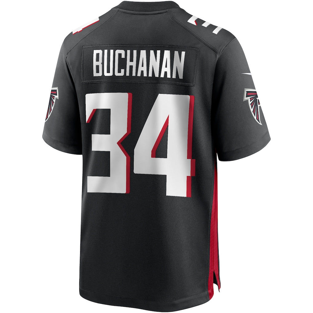 CAdoa A.Falcons #34 Ray Buchanan Black Team Game Jersey