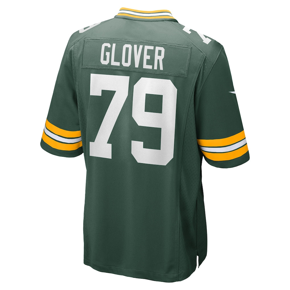 CAdoa GB.Packers #79 Travis Glover Green Game Jersey