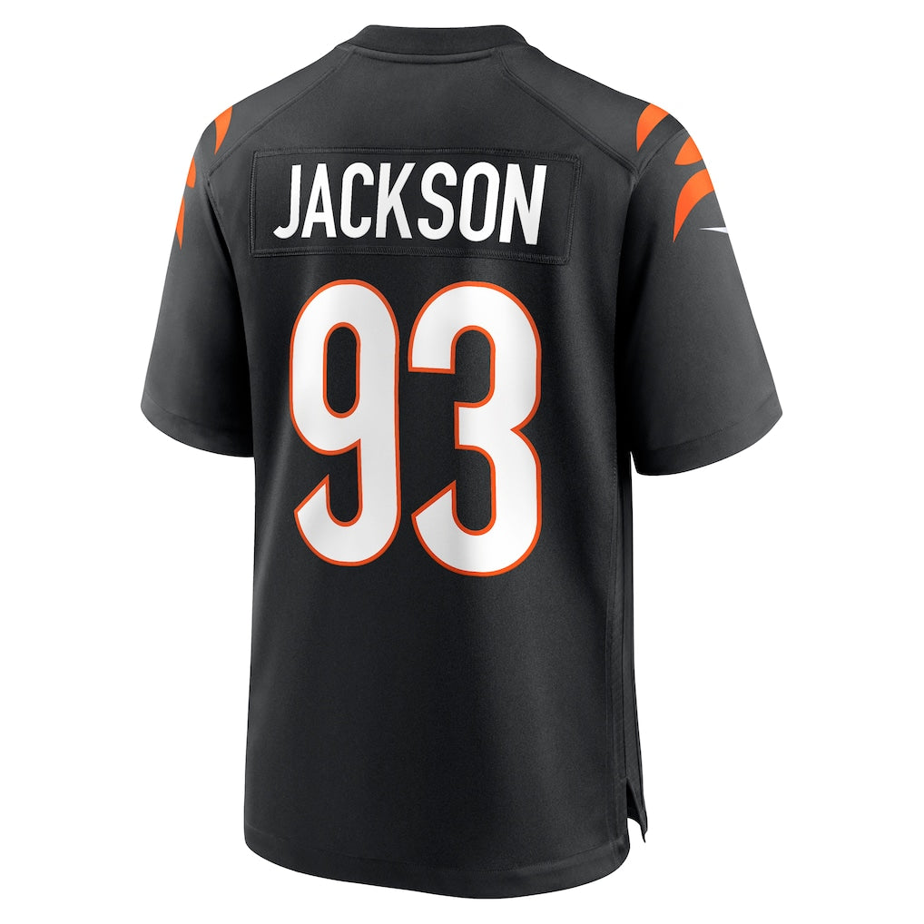 CAdoa C.Bengals #93 McKinnley Jackson Black Game Jersey