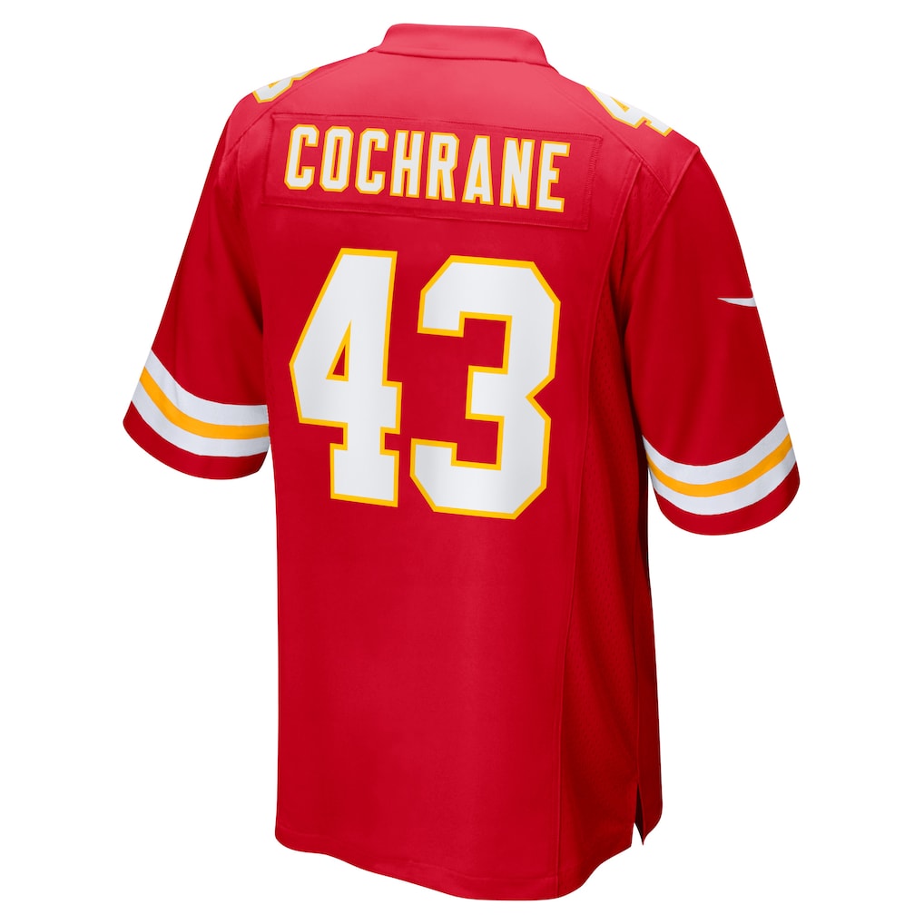CAdoa KC.Chiefs #43 Jack Cochrane Red Game Player Jersey