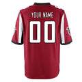 Custom A.Falcons Red Home Game Any Name & Numbers CAdoa Stitched Jerseys