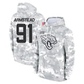 J.Jaguars #91 Arik Armstead Player Arctic Camo Salute to Service Hoodies Limited Game CAdoa Stitched Jerseys
