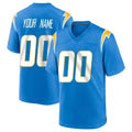 Custom LA.Chargers Blue Home Game Any Name & Numbers CAdoa Stitched Jerseys