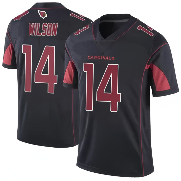 A.Cardinals #14 Michael Wilson Player Black Vapor Limited Elite Home Game beagls Stitched Jerseys