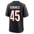 CAdoa C.Bengals #45 Maema Njongmeta Black Team Game Jersey