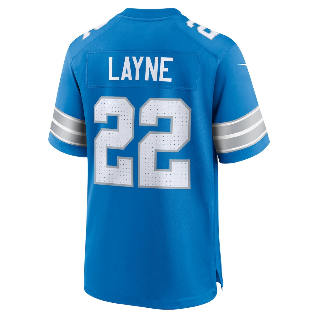 CAdoa D.Lions #22 Bobby Layne Blue Retired Player Game Jersey