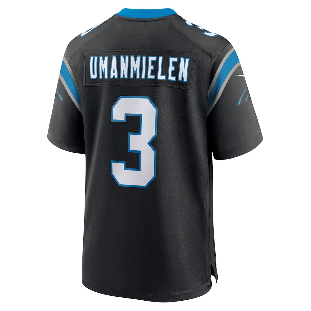 CAdoa C.Panthers #3 Princely Umanmielen Black Team Game Jersey