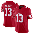 CAdoa SF.49ers #13 Brock Purdy Player Scarlet Vapor F.U.S.E. Limited Stitched Jerseys