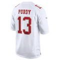 CAdoa #13 Brock Purdy Player SF.49ers Tundra White Fashion Game Stitched Jersey