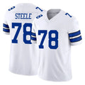 D.Cowboys #78 Terence Steele Player White Limited Vapor F.U.S.E. Home Game CAdoa Stitched Jerseys