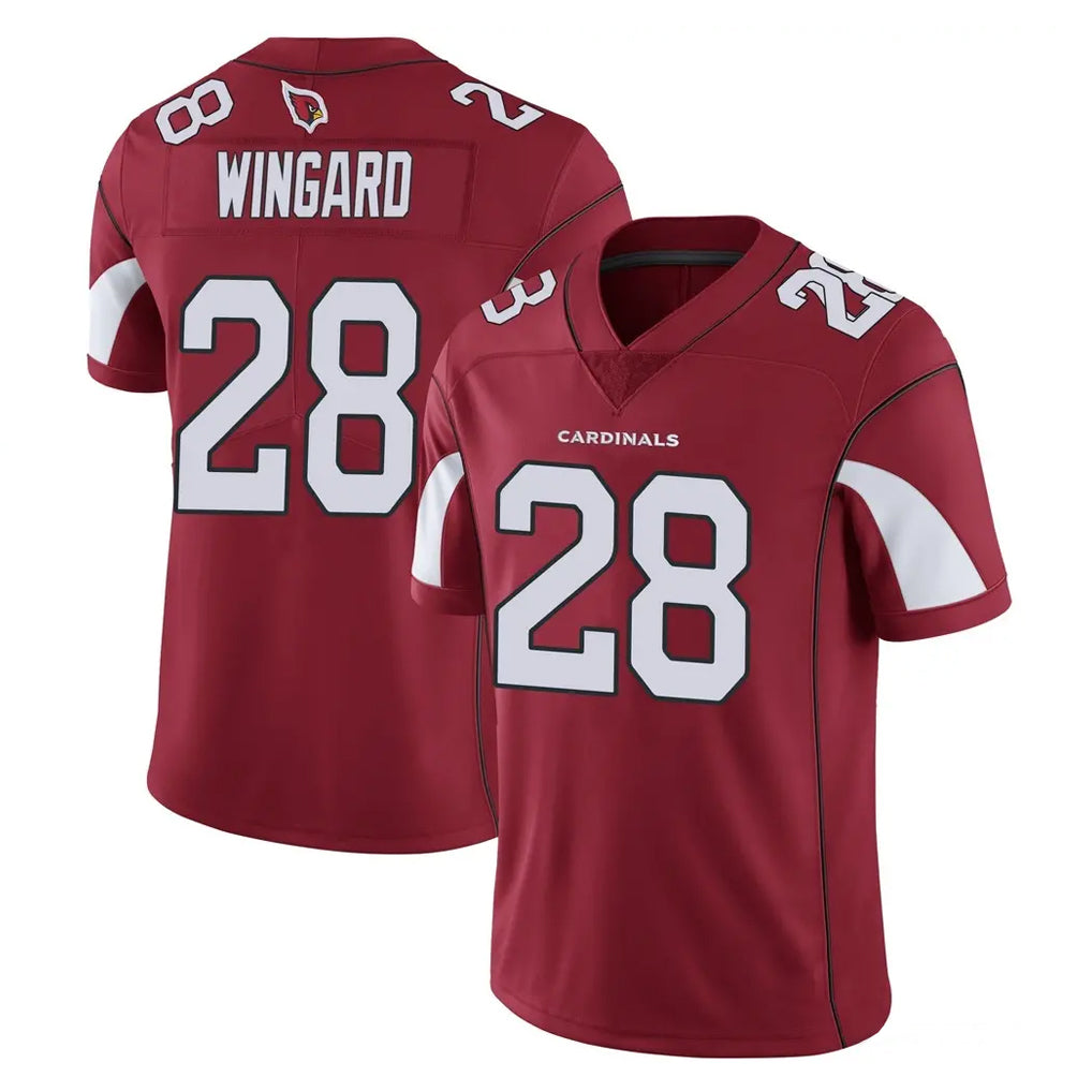 A.Cardinals #28 Andrew Wingard Player Cardinal Vapor Limited Home Game  CAdoa Stitched Jerseys