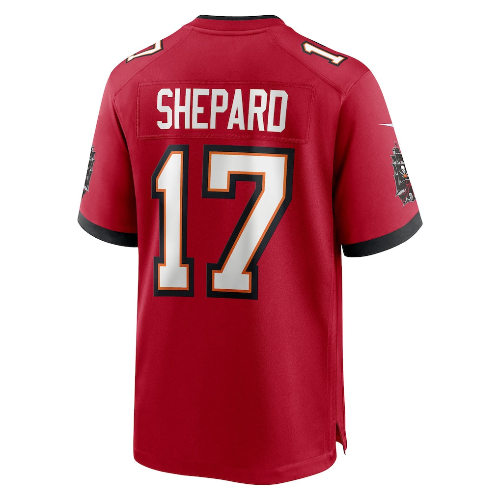 CAdoa TB.Buccaneers #17 Sterling Shepard Red Team Game Jersey