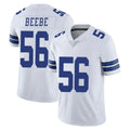 D.Cowboys #56 Cooper Beebe Player White Vapor Untouchable Limited Home Game CAdoa Stitched Jerseys