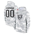 Custom C.Bears Arctic Camo Salute to Service Pullover Hoodies Limited Any Name & Numbers CAdoa Stitched Jerseys