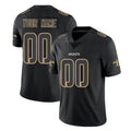 Custom NO.Saints Black Impact Limited Home Game Any Name & Numbers CAdoa Stitched Jerseys