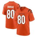 C.Bengals #80 Andrei Iosivas Player Orange Home Game CAdoa Stitched Jerseys