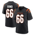 C.Bengals #66 Dalton Risner Player Black Home Game CAdoa Stitched Jerseys