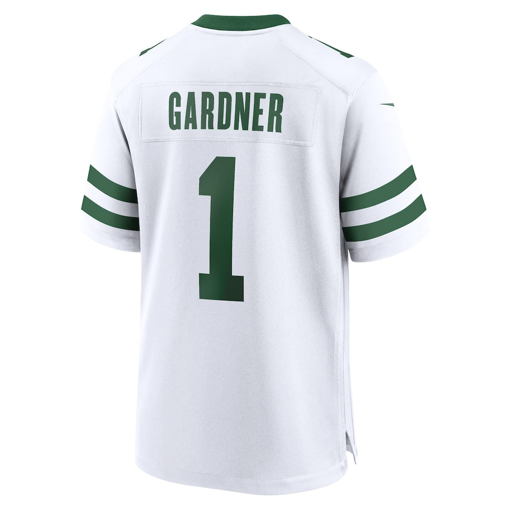 CAdoa NY.Jets #1 Ahmad Sauce Gardner Legacy White Game Jersey