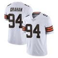 C.Browns #94 Mason Graham Player White Vapor Untouchable Limited Home Game CAdoa Stitched Jerseys