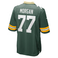 CAdoa GB.Packers #77 Jordan Morgan Green Game Jersey