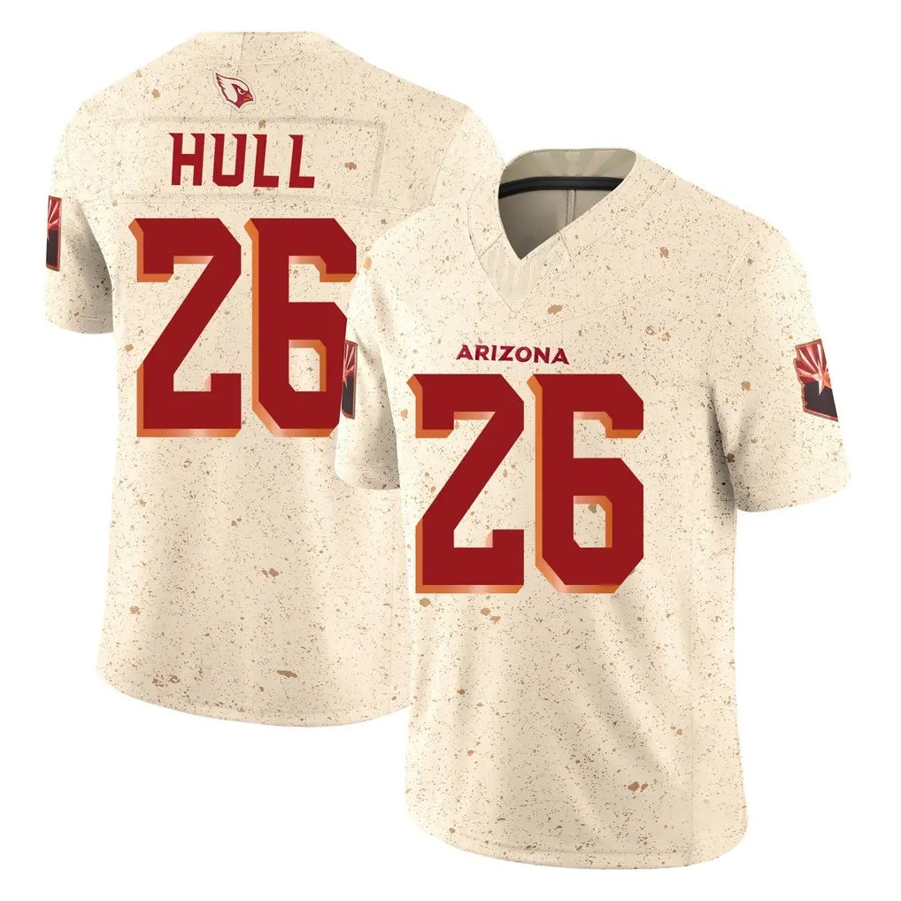 A.Cardinals #26 Evan Hull Player Cream Rivalries Collection Vapor Limited Home Game CAdoa Stitched Jerseys