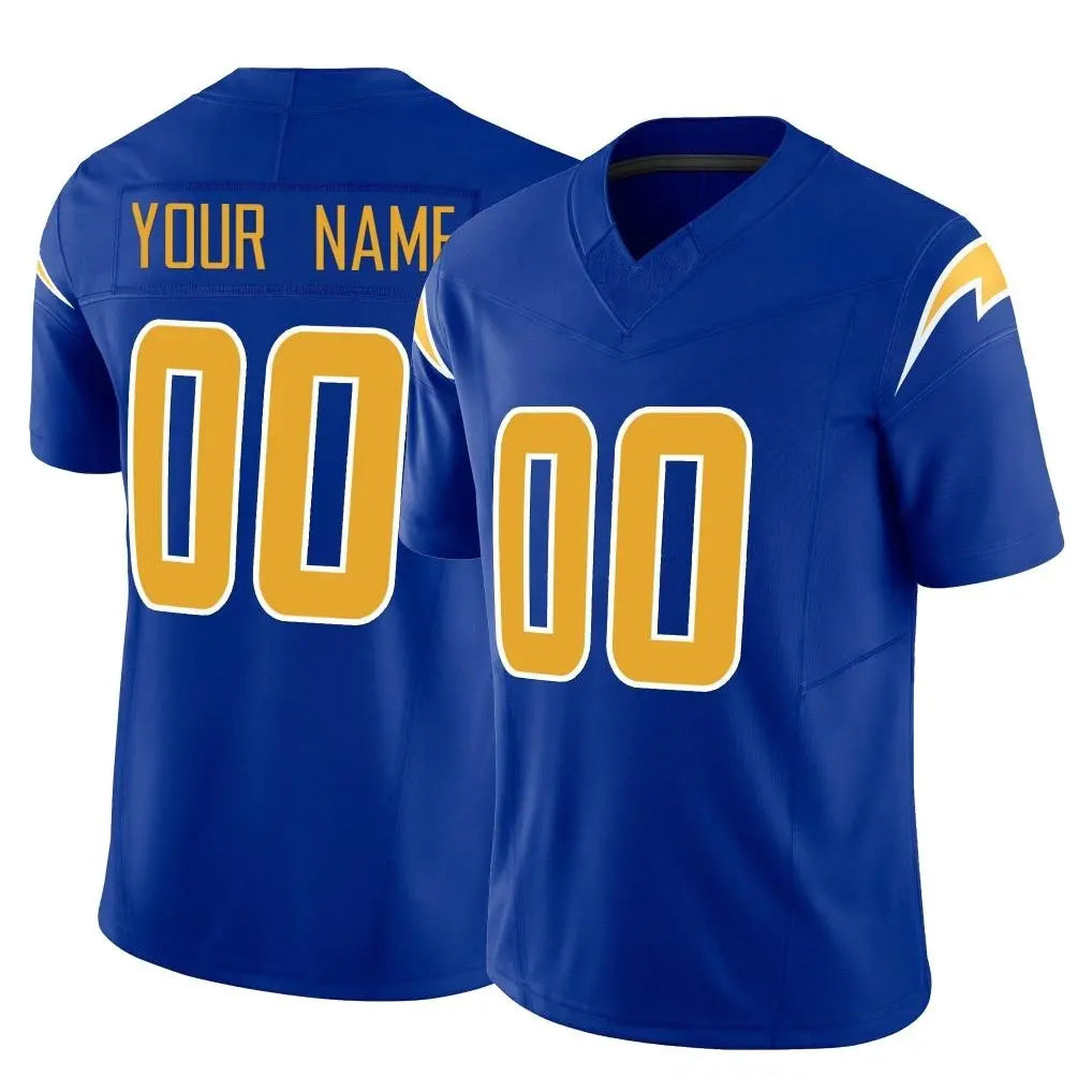 Custom LA.Chargers Royal Limited Vapor F.U.S.E. Home Game Any Name & Numbers CAdoa Stitched Jerseys