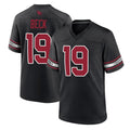 A.Cardinals #19 Carson Beck Player Black Alternate Game beagls Stitched Jerseys
