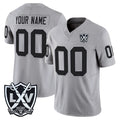 Custom LV.Raiders Gray 2026 Vapor Limited Home Game Any Name & Numbers CAdoa Stitched Jerseys